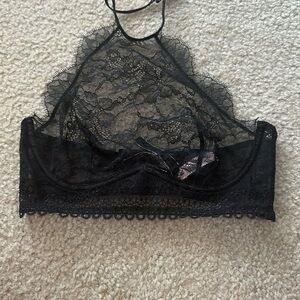 Elegant Black Lace Bralette